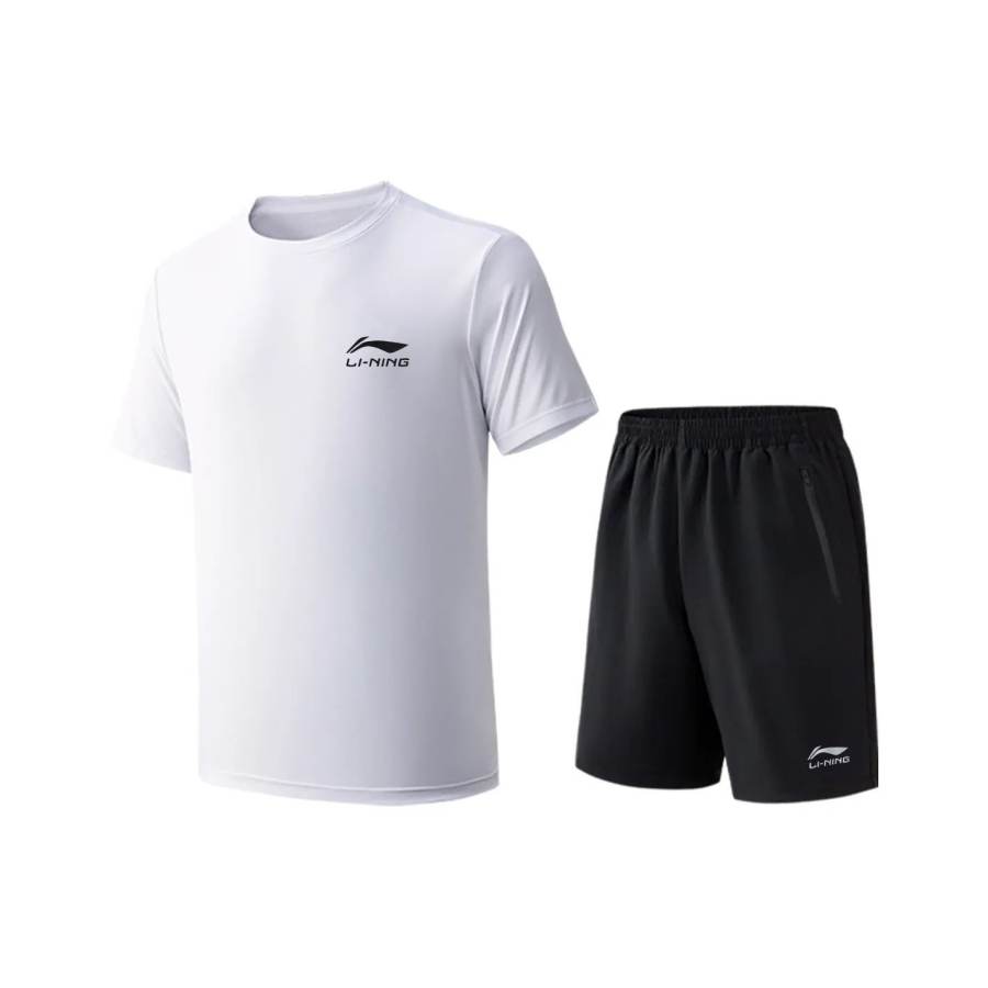 Li-Ning Li Ning Set Short Sleeved Shorts Unisex