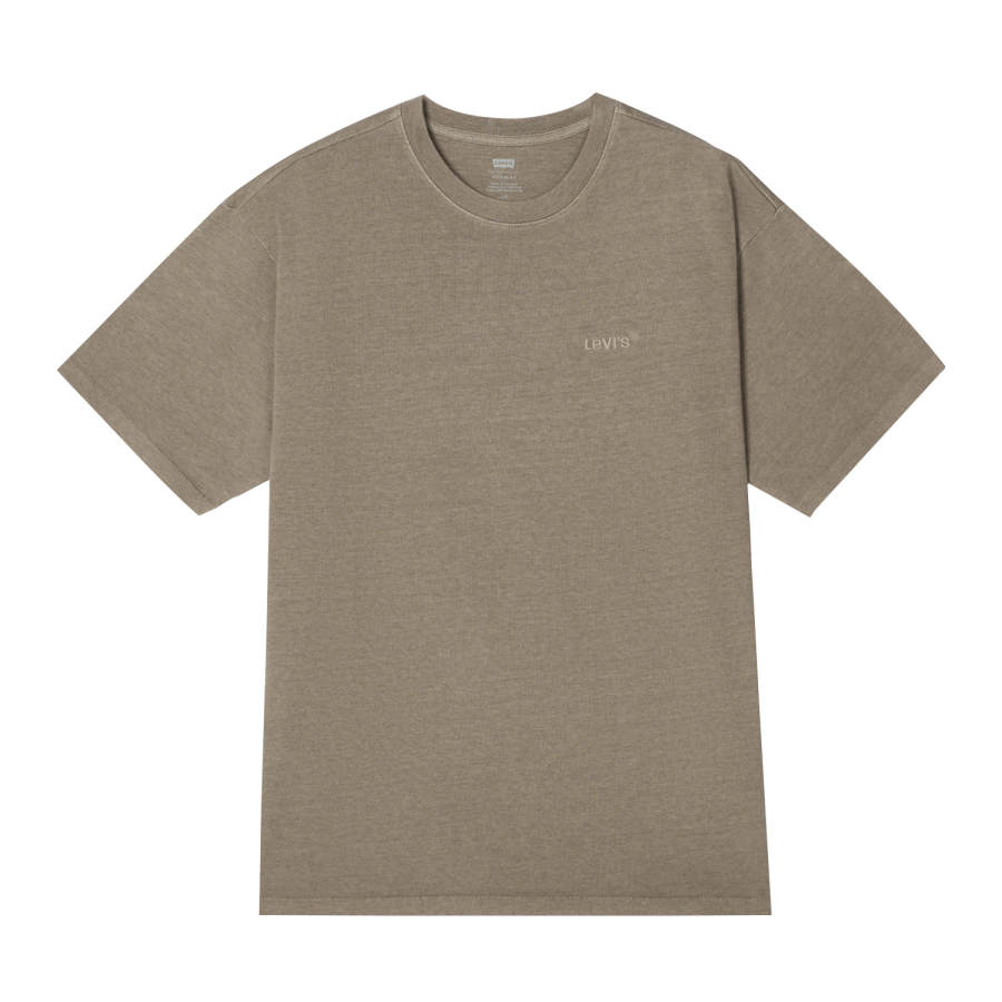 Levis Levis T Shirts Unisex Brown Crew Neck