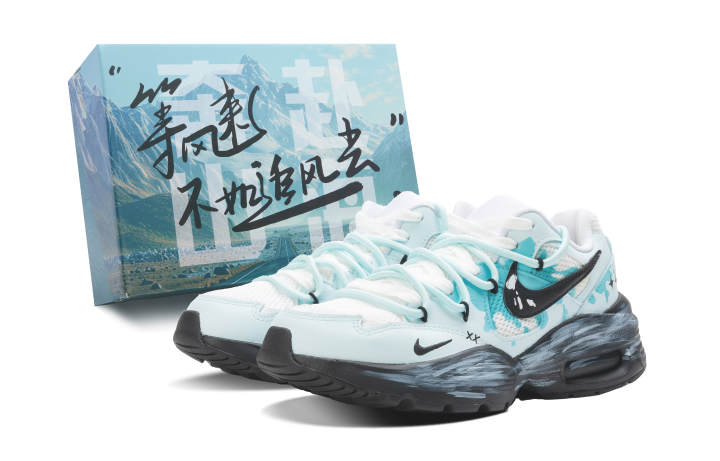 Nike Nike Air Max Fusion Running Shoes Men's Low Top Black/Blue