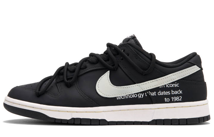 Nike Nike Dunk Prohibited Area F Low top Skateboard Shoes Unisex Black White
