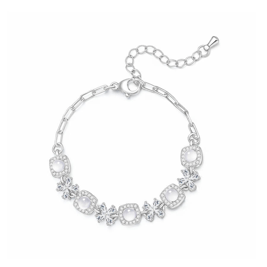 Barbie Synthetic Cubic Zirconia Copper Alloy, Artificial Cat's Eye Bracelets Women's
