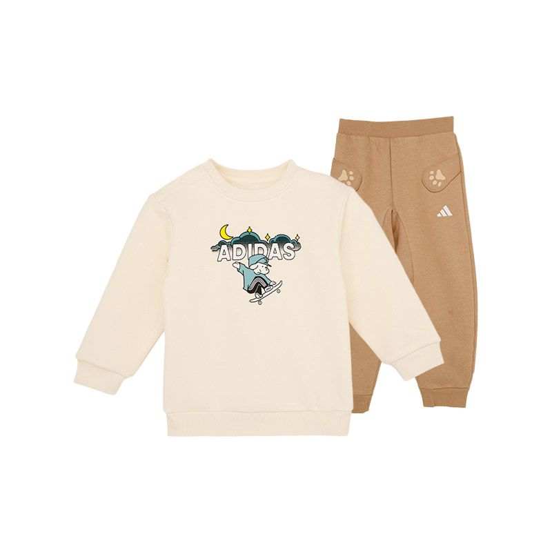 Adidas Adidas Kids Casual Sportswear Crew Neck Moderate