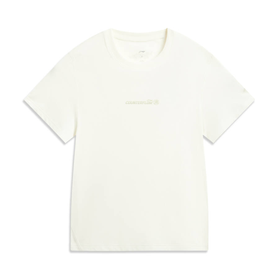 Li-Ning Li Ning Outdoor CF Tracing Short Sleeved T Shirts Women's Ivory