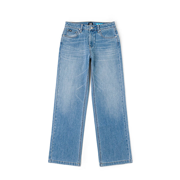 Lee Jeans Women's Light Blue Thin Straight Fit Pants