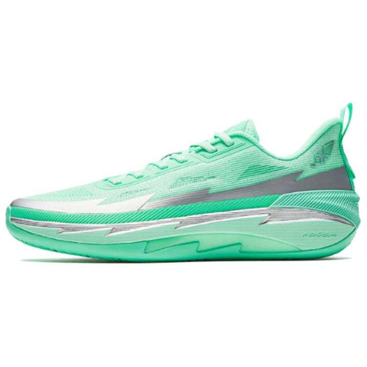 ANTA Light Cavalry 10 Basketball Shoes Men's Low Top Light Neon Turquoise