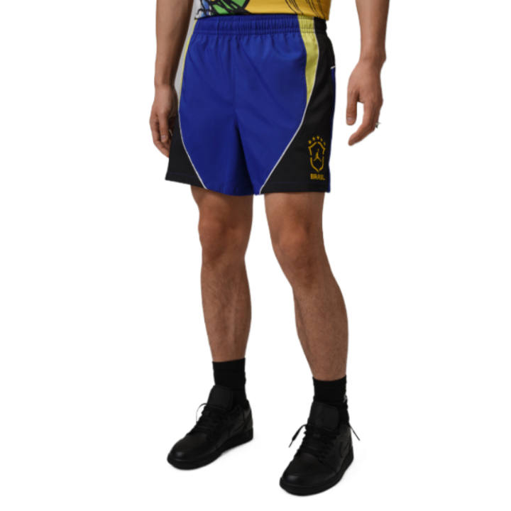 Jordan Jordan Casual Shorts Men's Ancient Blue Black Pulse Yellow