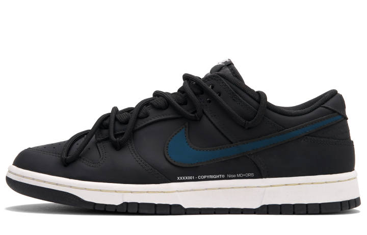 Nike Nike Dunk Prohibited Area C Low top Skateboard Shoes Unisex Black Blue