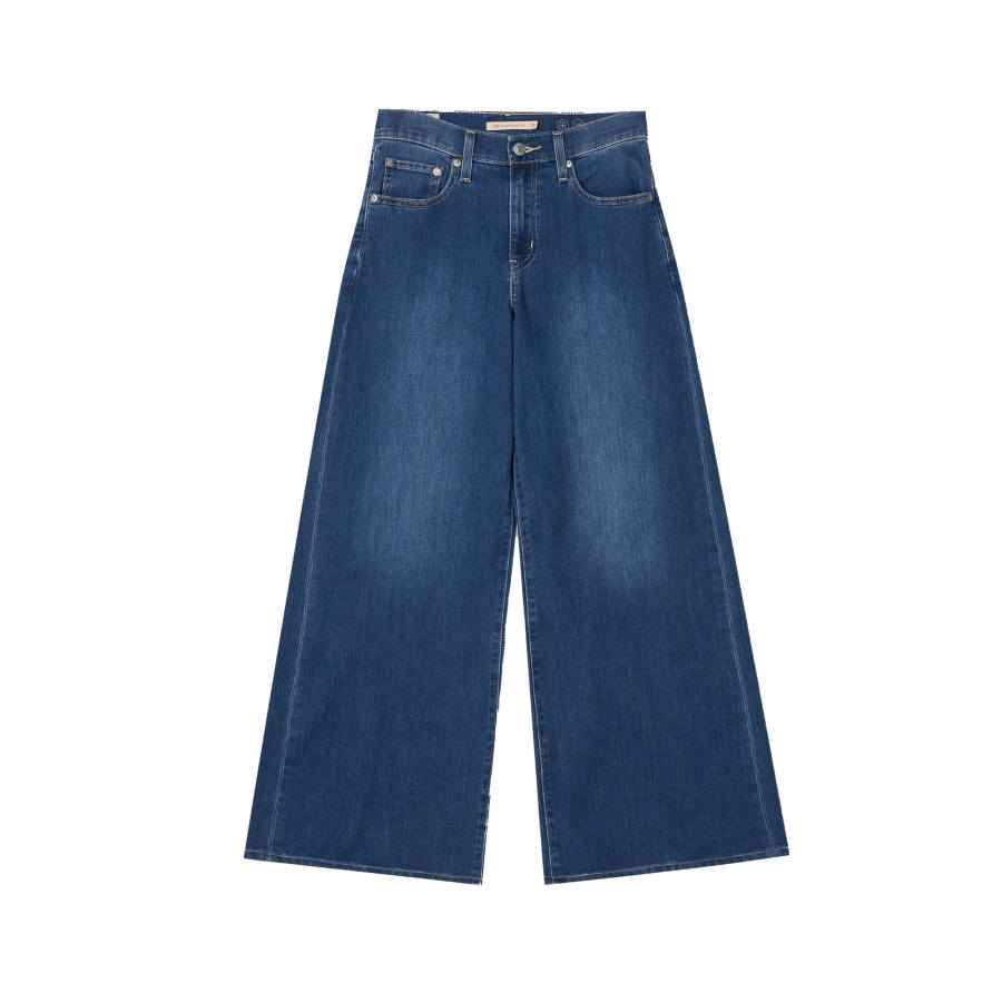 Levis Ice Cool Series Jeans Women's Medium Blue Moderate Wide Leg Pants