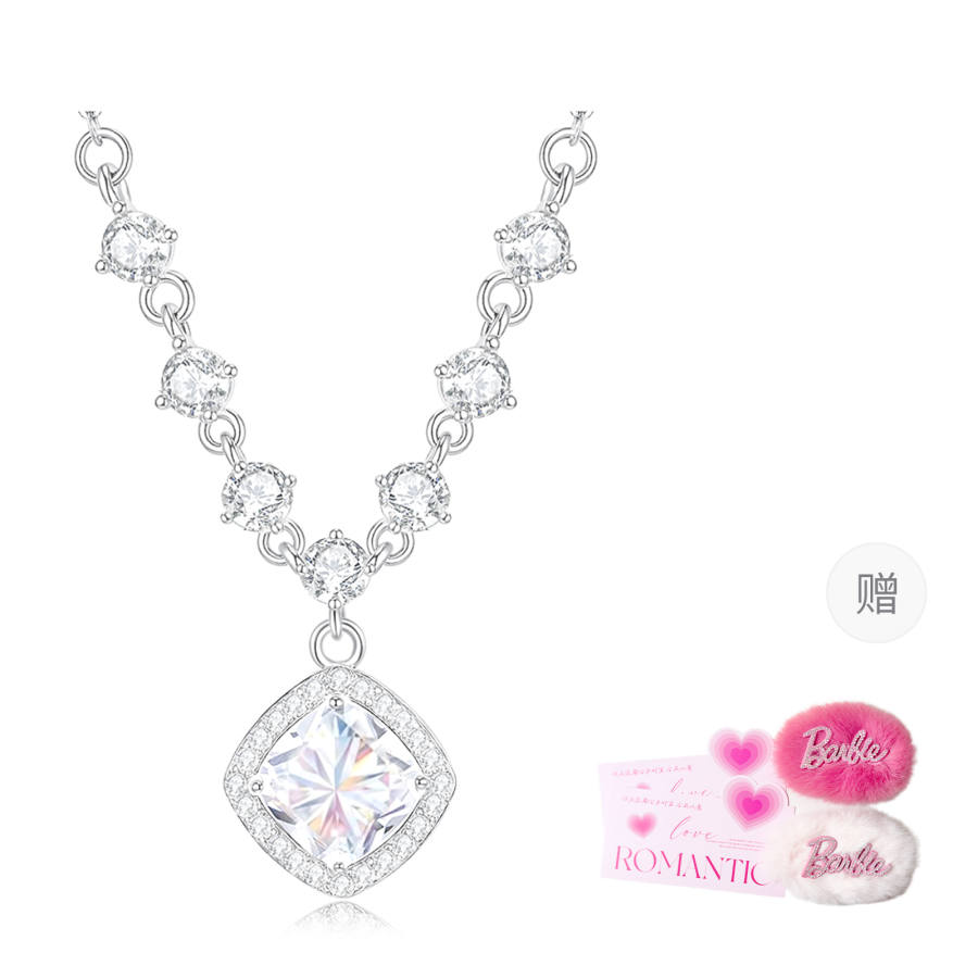 Barbie Clear Quartz Necklaces Women's