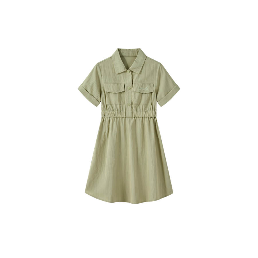 Disney Disney Kids Dresses Lapel Moderate Long
