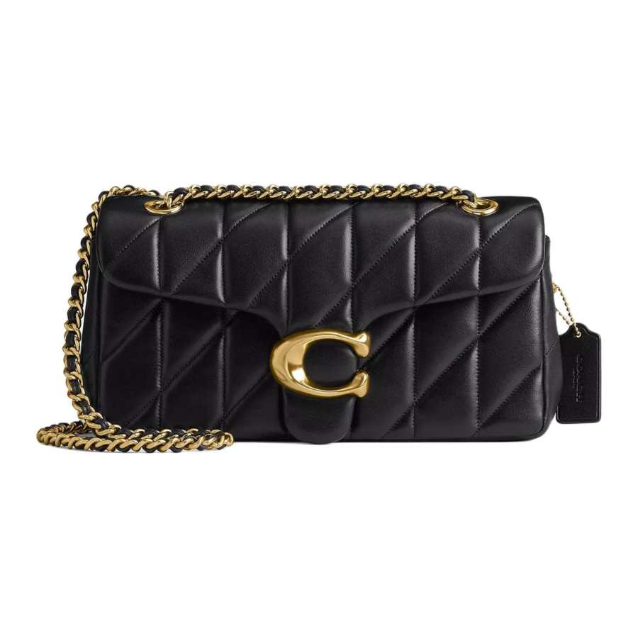COACH Tabby Sheepskin Crossbody Bag, Shoulder Bag Medium Women's Black