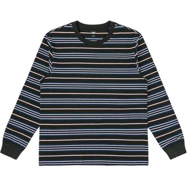Lee Lee T Shirts Men's Black Crew Neck