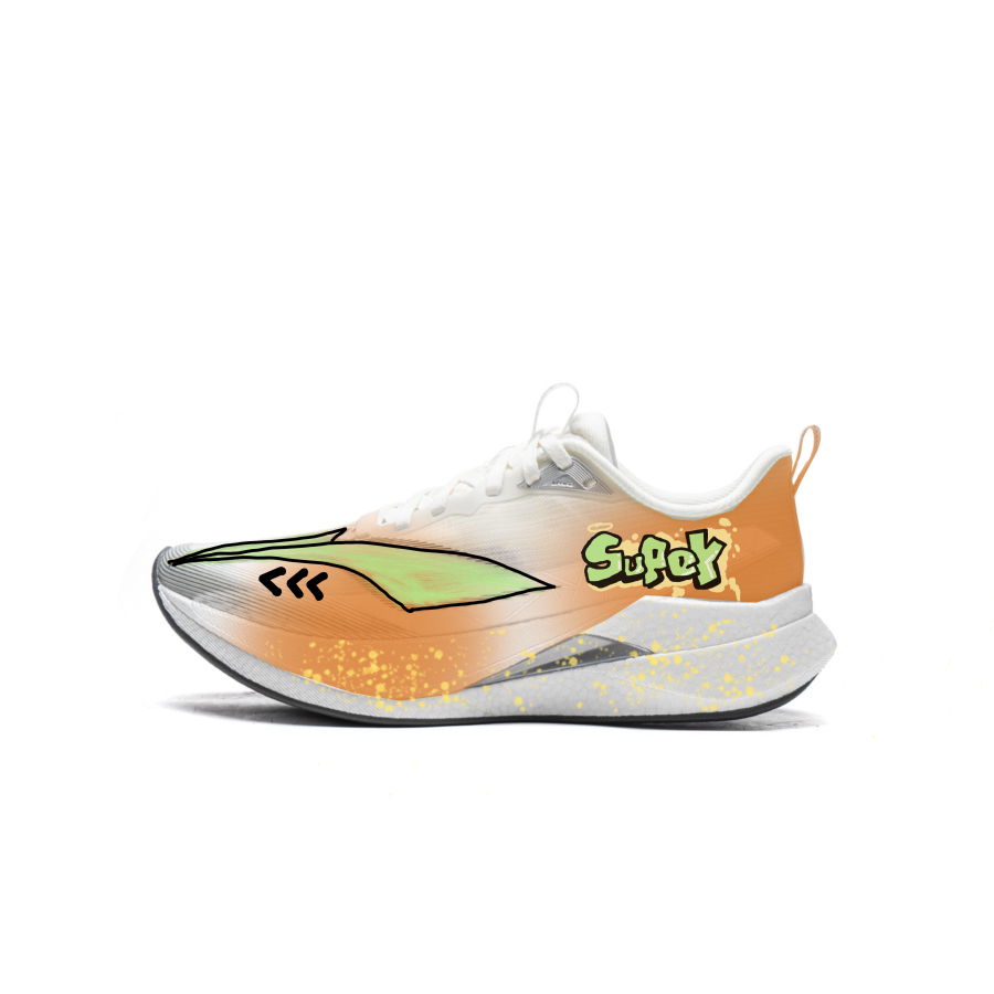 Li-Ning Li Ning Red Hare 9 PRO Running Shoes Men's Low Top White Orange