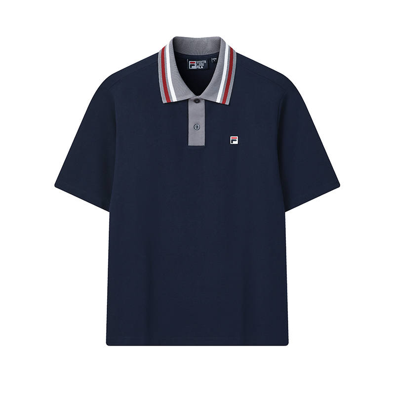 FILA HERITAGE Polo Shirt Men's Smoke Blue