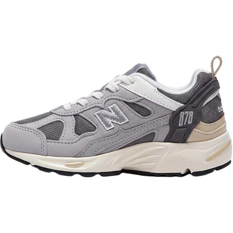 New Balance New Balance NB 878 Comfortable Abrasion Resistant Low top Kids' Running Shoes Gray Children Aged 3 7 Years Old