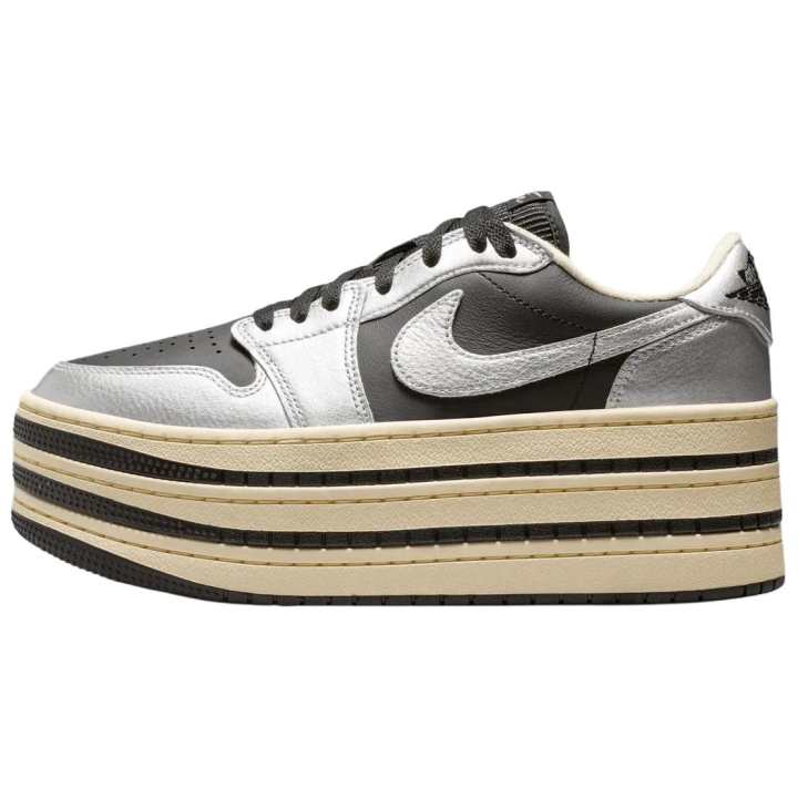Jordan Jordan Air Jordan 1 Casual Shoes Women's Silver Black