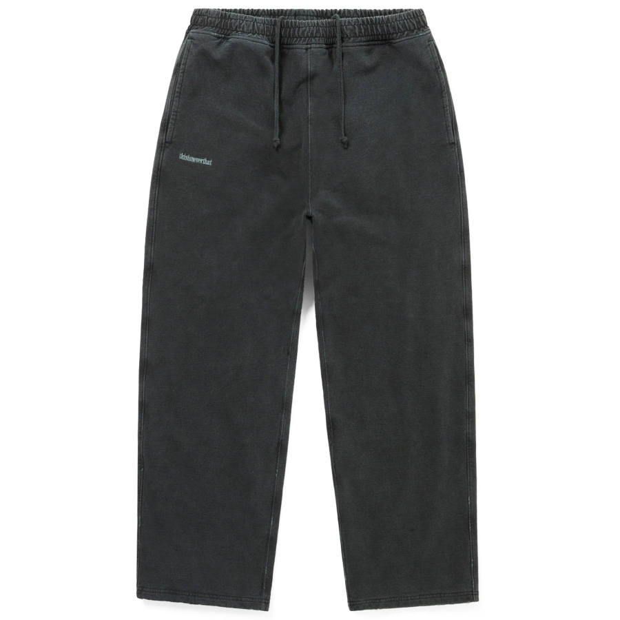 Thisisneverthat SS26 Damaged Sweatpant Faded Black Casual Pants Unisex