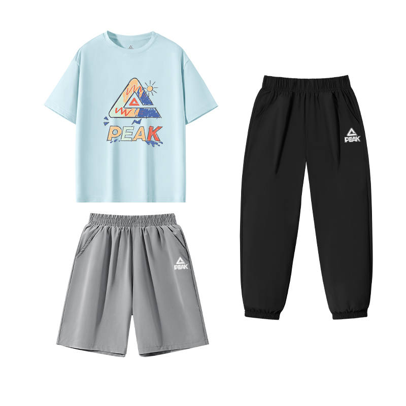 PEAK Kids Casual Sportswear Crew Neck Thin