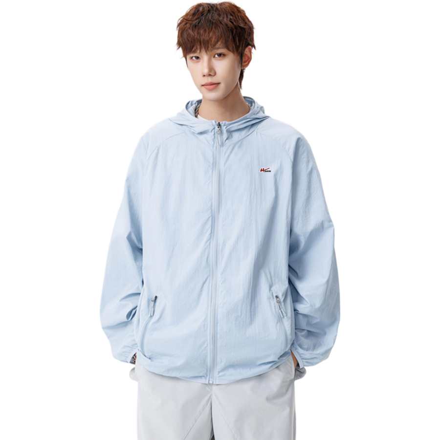 WARRIOR Sun Protection Clothing Unisex Hooded Thin Straight Fit