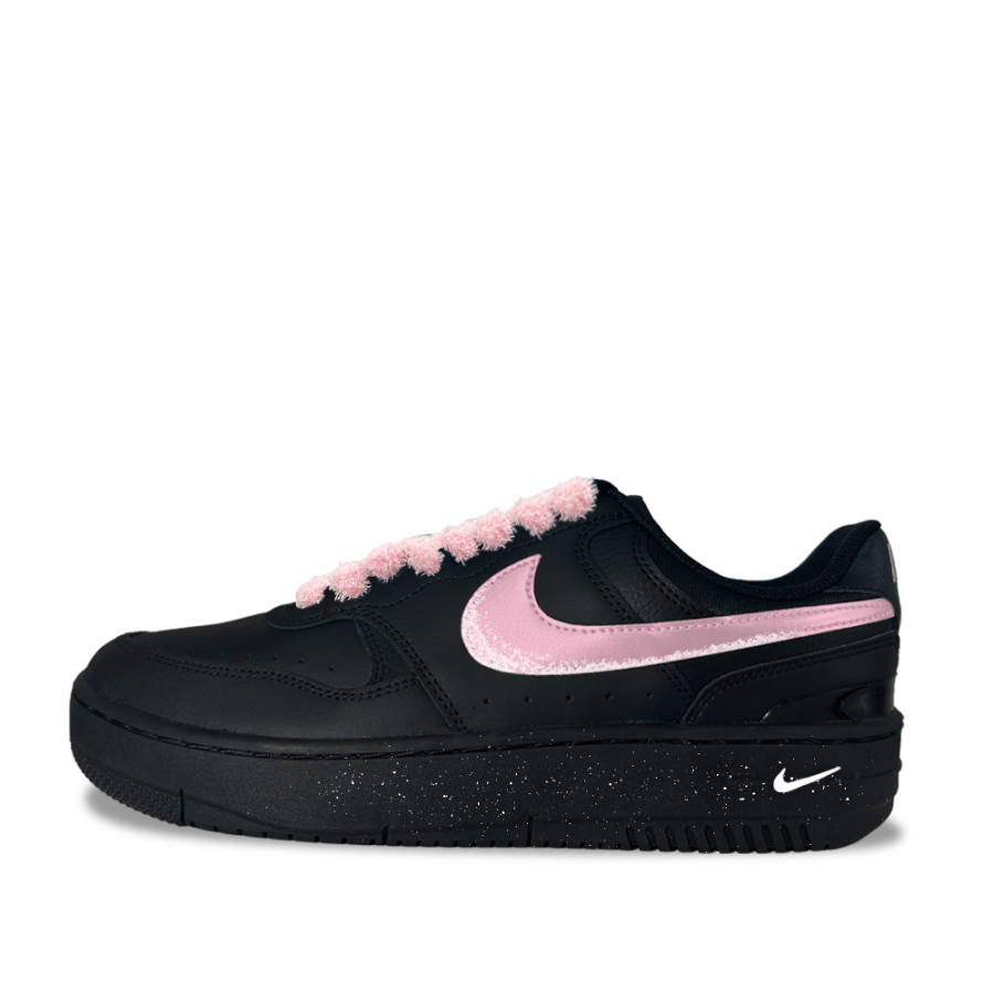Nike Nike Gamma Force Peach Star Velvet Synthetic Leather Low top Skateboard Shoes Women's Black