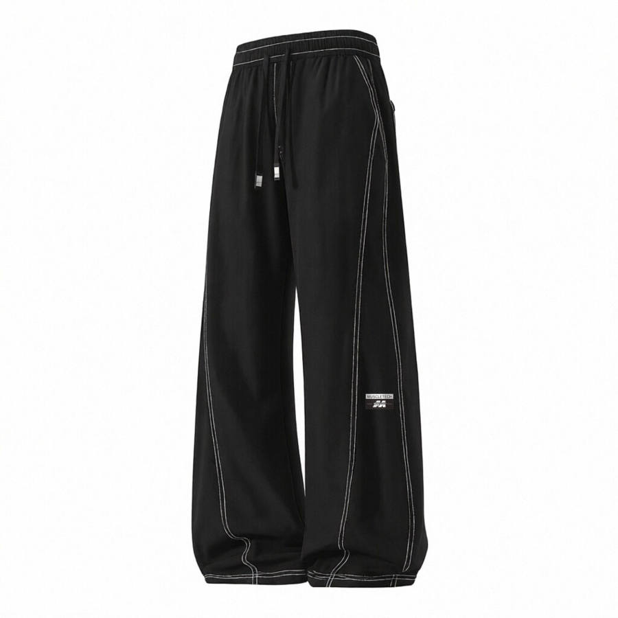 MUSCLETECH Casual Pants Unisex Thin Straight Fit Pants