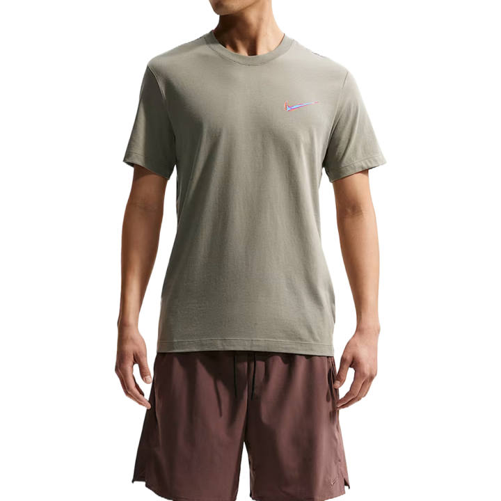 Nike Nike T Shirts Men's Light Army Green Crew Neck