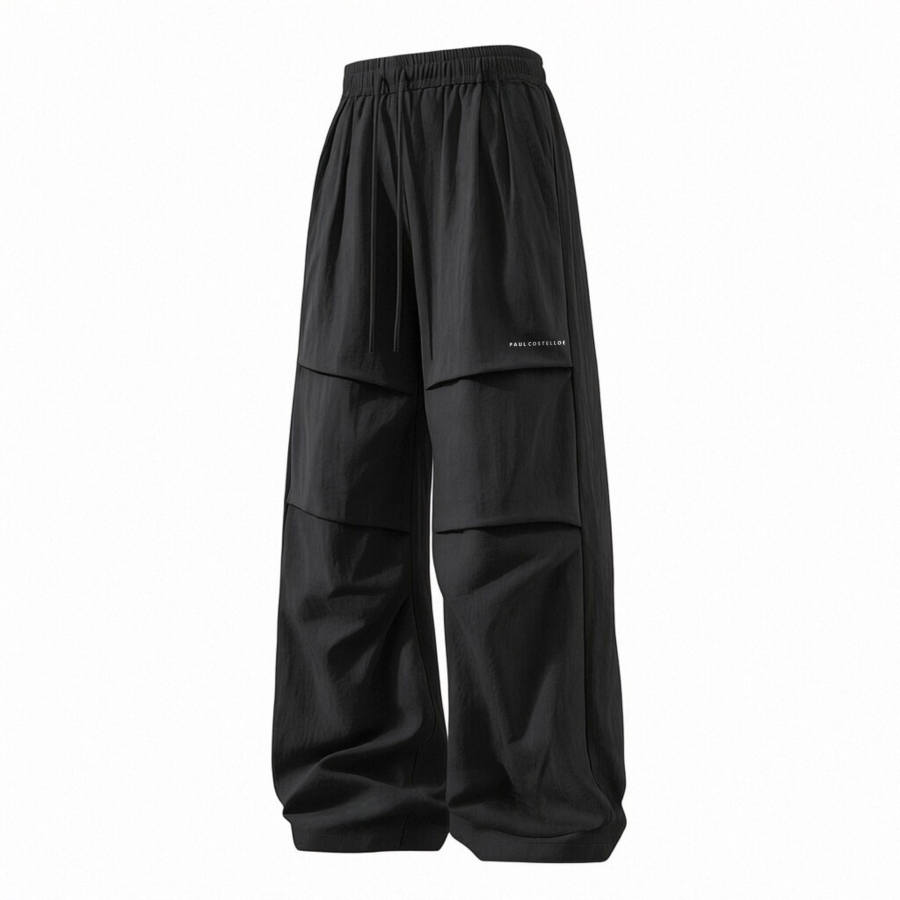 PAUL COSTELLOE Casual Pants Unisex Thin Straight Fit Pants