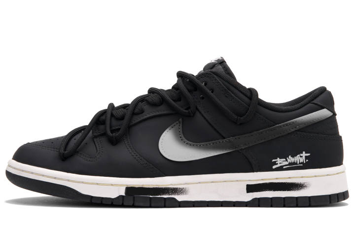 Nike Nike Dunk Prohibited Area D Low top Skateboard Shoes Unisex Black White