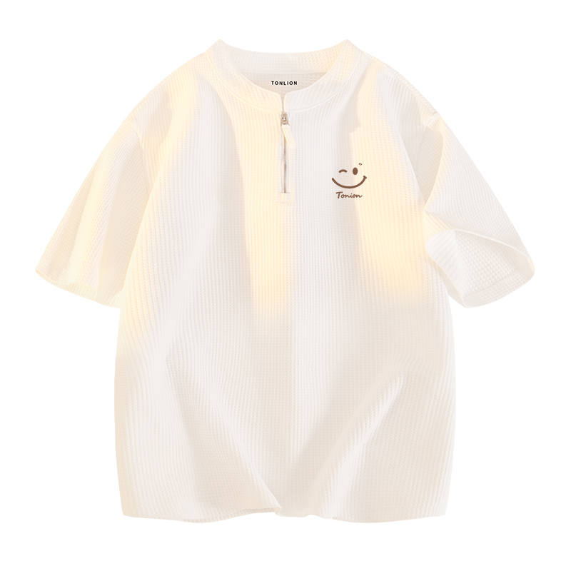 Tonlion T Shirts Unisex Crew Neck Moderate Straight Fit