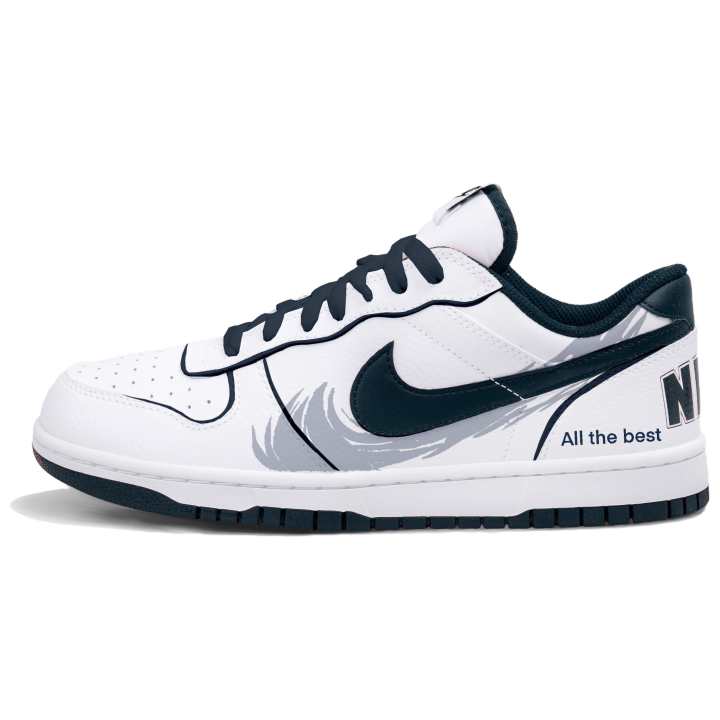 Nike Nike Big Low top Skateboard Shoes Unisex White Gray