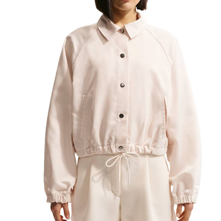 Nike Nike Jackets Women's Chalk White/Chalk White Lapel Moderate Other