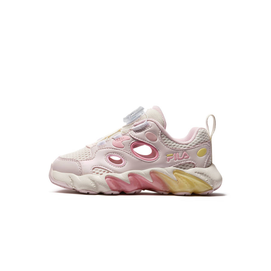 FILA KIDS Heritage FHT Synthetic Leather, Textile Abrasion Resistant Breathable Low top Outdoor Shoes
