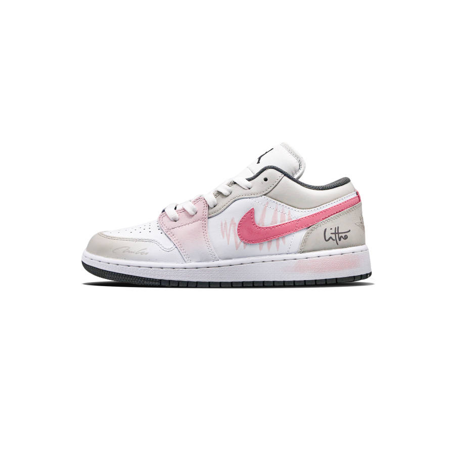 Jordan Jordan Air Jordan 1 Lite Children's Basketball Shoes Beige Teenagers