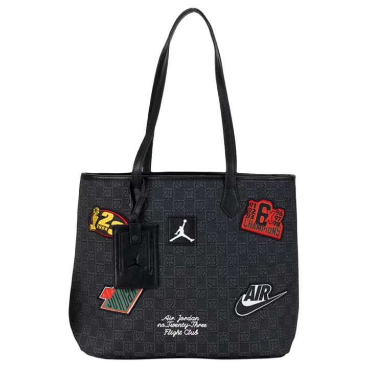 Jordan Jordan Polyester Tote Bag, Shoulder Bag Unisex Black