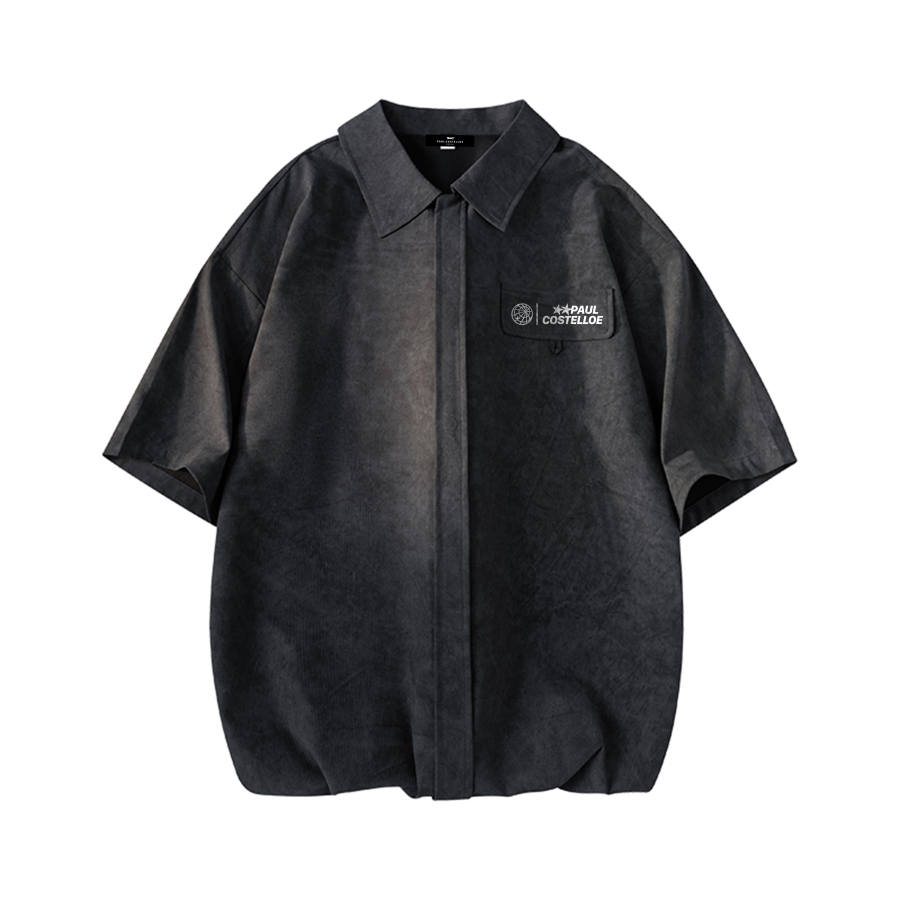 PAUL COSTELLOE Shirts Unisex Lapel Moderate