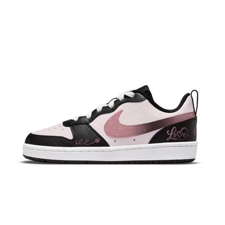Nike Nike Court Borough Low top Skateboard Shoes Women's Black Pink