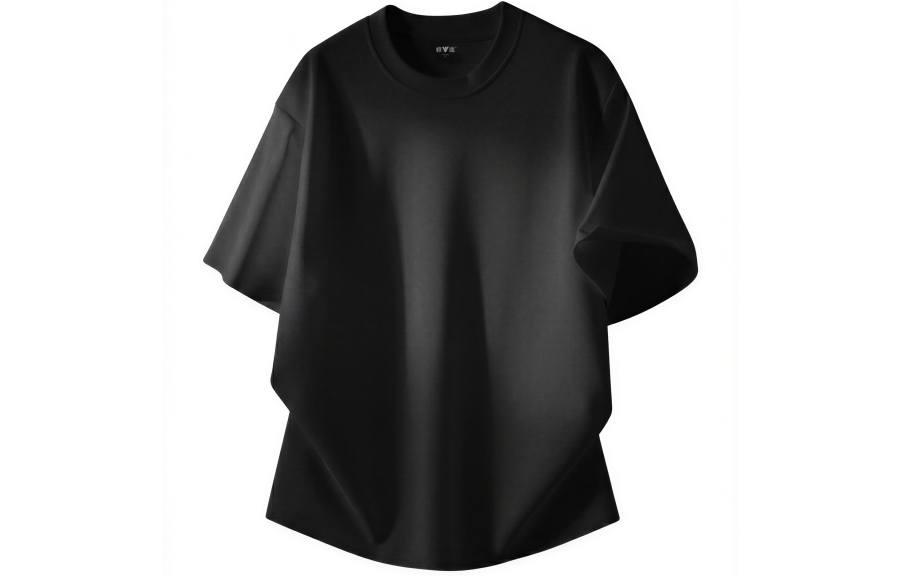 YALU T Shirts Unisex Crew Neck Moderate Straight Fit