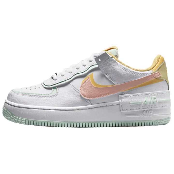 Nike Nike Air Force1 Shadow Breathable Low top Skateboard Shoes Women's Pink White