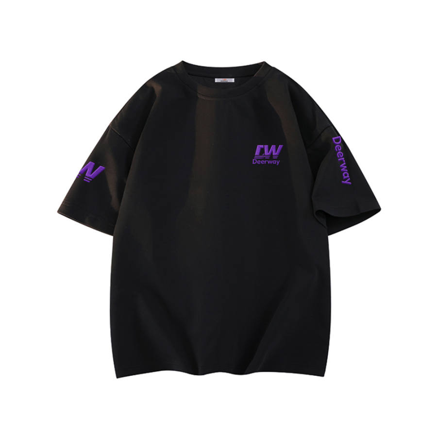 DEERWAY T Shirts Unisex Crew Neck Moderate Heavyweight