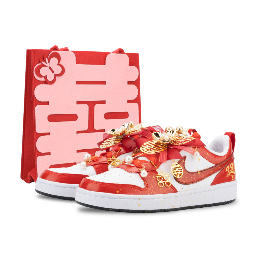 Nike Nike Court Borough Monster Lab, Auspicious Cloud Abrasion Resistant Slip Resistant Low top Skateboard Shoes Women's