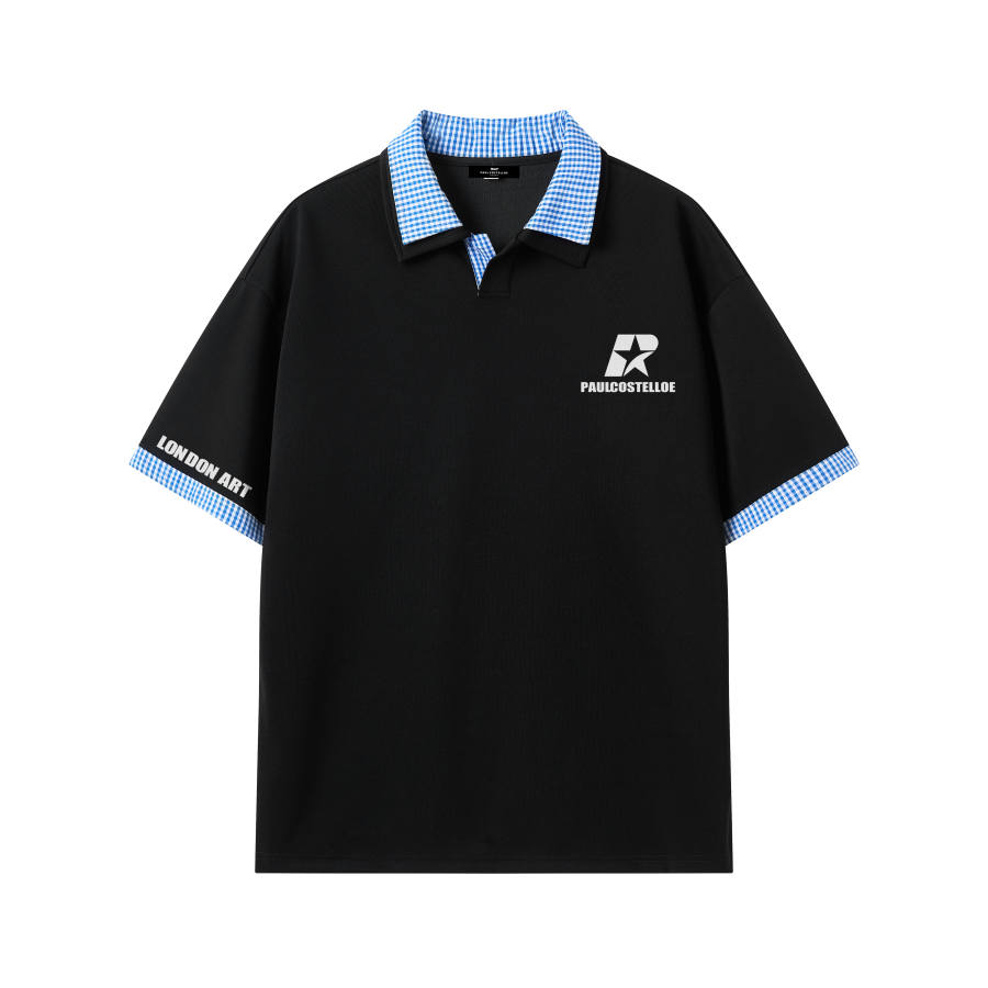 PAUL COSTELLOE T Shirts Unisex Polo Collar Moderate