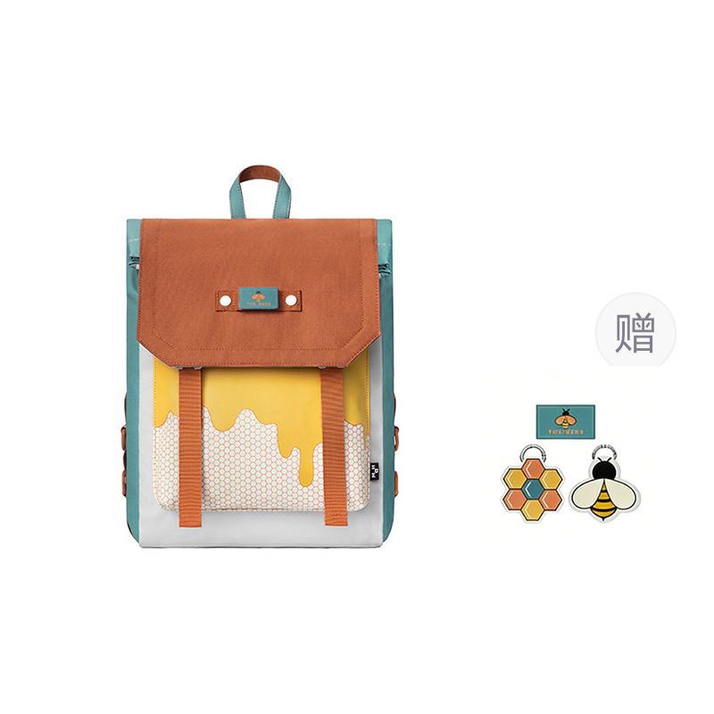 MR.ACE HOMME Polyester Backpack Regular Women's Color Block