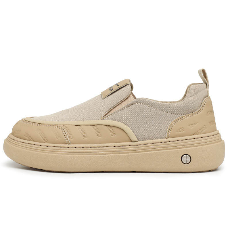 Warrior Skateboard Shoes Slip Resistant, Abrasion Resistant, Breathable, Lightweight Low top Canvas Shoes Men's
