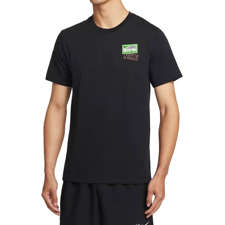 Nike Nike T Shirts Men's Black Crew Neck Moderate