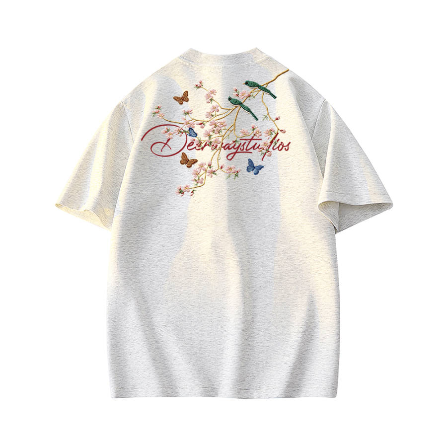 DEERWAY T Shirts Unisex Crew Neck Moderate Straight Fit