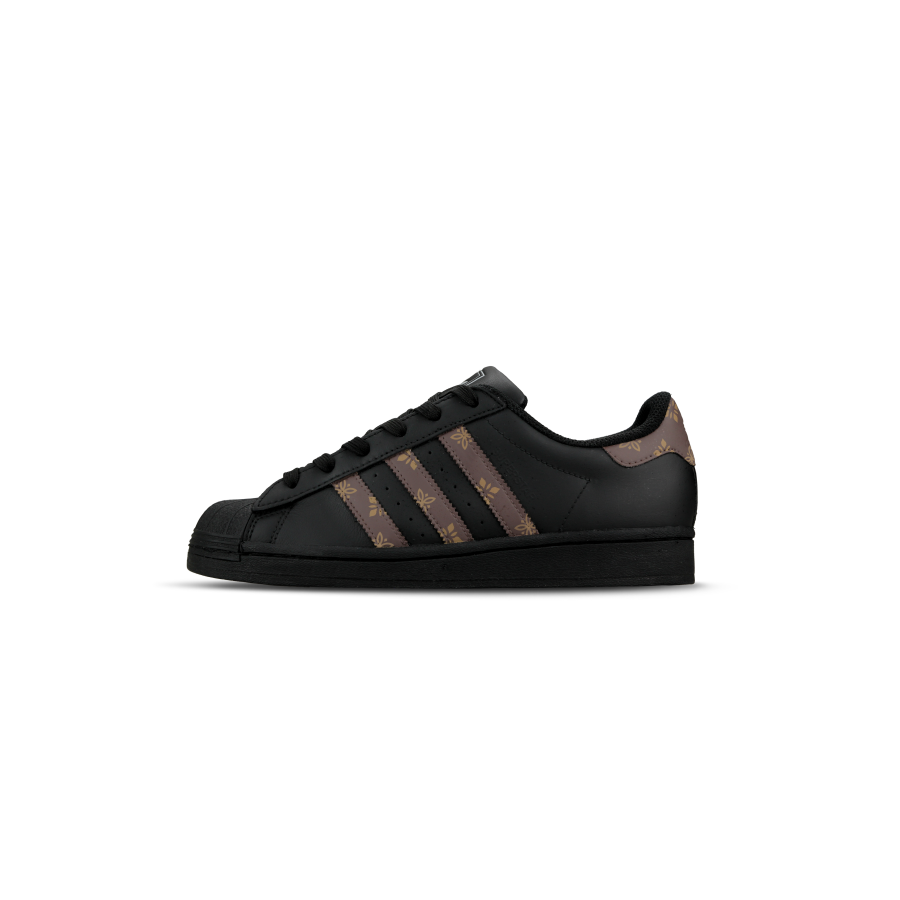 Adidas Originals Superstar 2 Low top Skateboard Shoes Unisex Black Brown