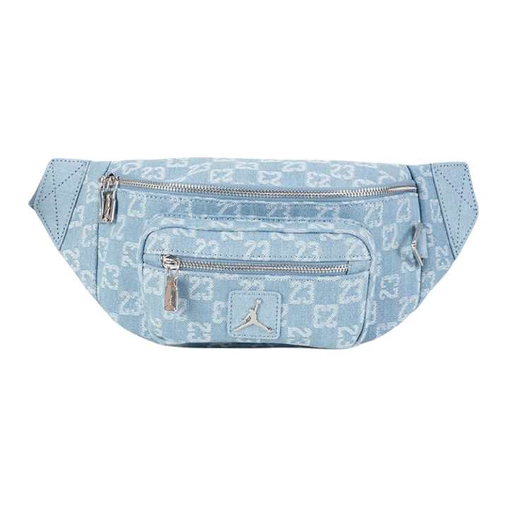 Jordan Jordan Polyester Crossbody Fanny Pack Unisex Denim Blue