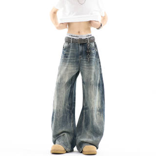 MOO&TONAL Jeans Unisex Moderate Wide Leg Pants