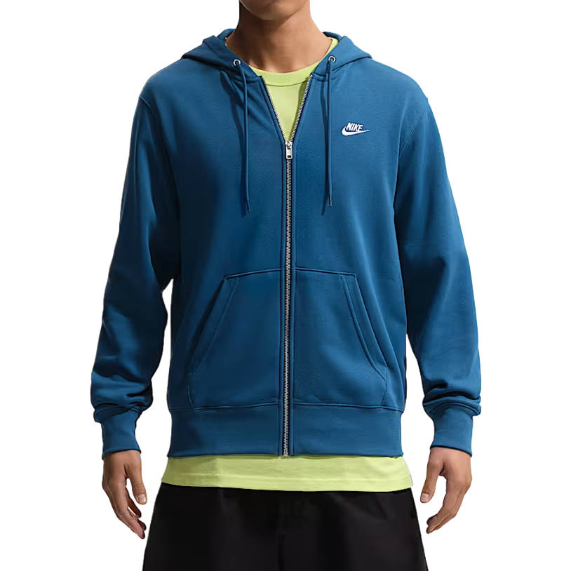 Nike Nike Club Sweatshirts Men's Field Blue/Field Blue/White Hooded Thin