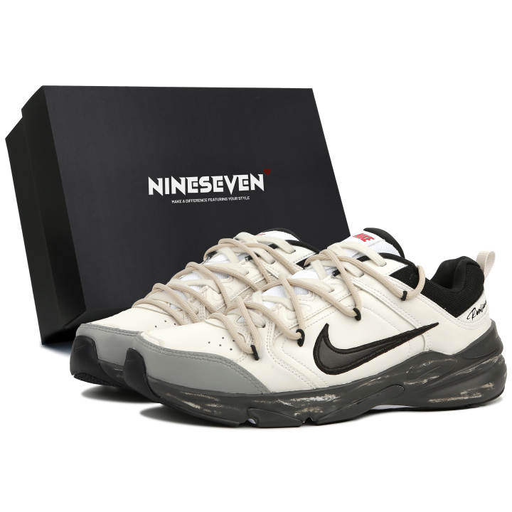 Nike Nike Defy All Day Running Shoes Unisex Low Top Beige/Black